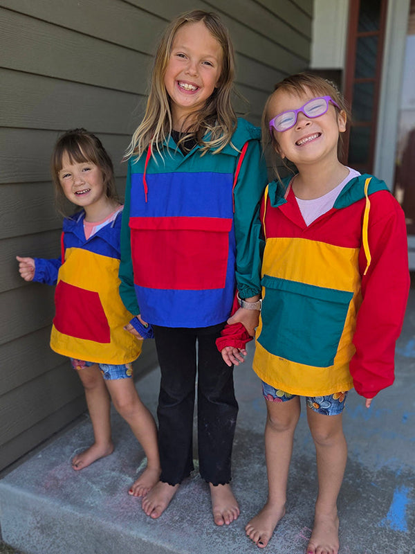 Taslan Anoraks with Maggie, Raspberry Creek Fabrics