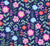 dark blue and bright pink flowers Image