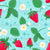 Aqua Strawberry Sparkle Image
