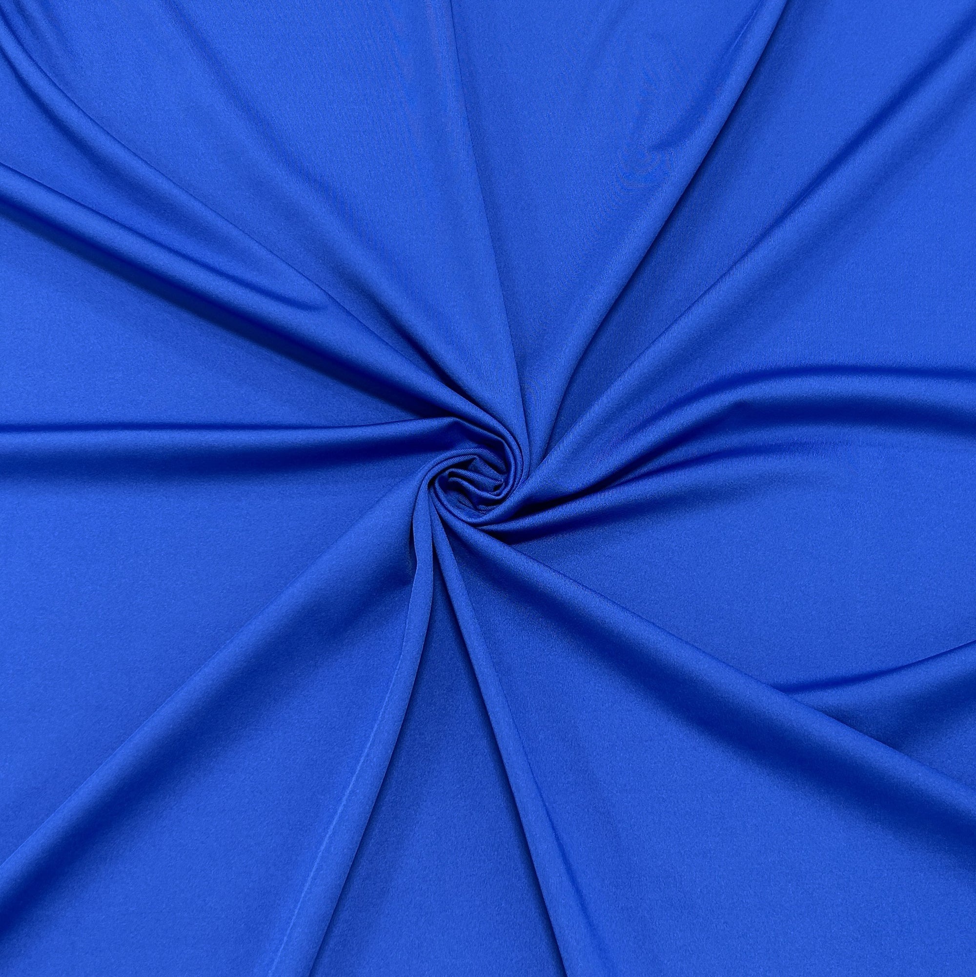 Solid Royal Blue 4 Way Stretch Moisture Wicking Athletic Performance Knit Fabric