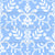 Soft blue French country-white on blue Image