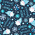 Chillin' With My Snowmies Winter Snowflakes and Gnomes on Navy Image