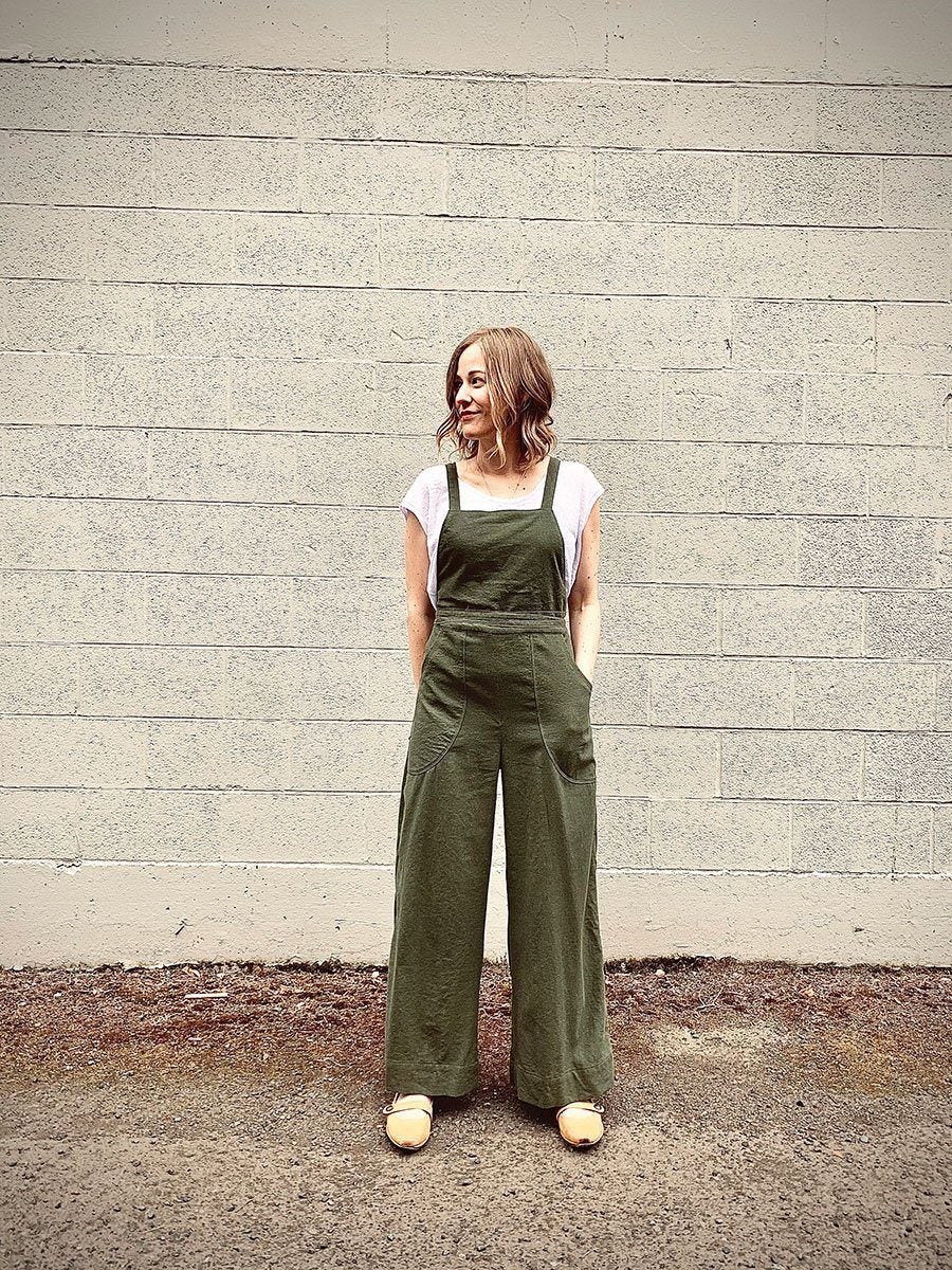 Double Gauze Jumpsuit with Kristin of I Sew Best After Midnight