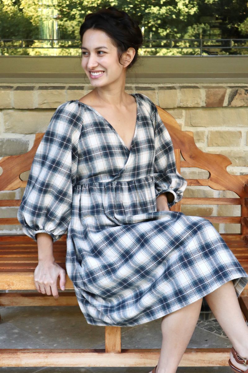 Cozy Flannel Dress with Alene of Alene Sews