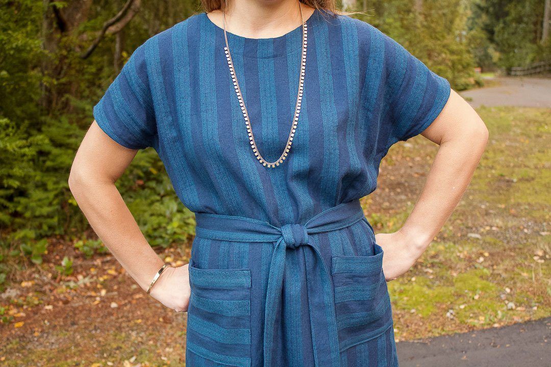 Linen Wiksten Shift Dress with Emily of All My Spare Time, Raspberry Creek Fabrics Linen Wiksten Shift Dress with Emily of All My Spare Time, Raspberry Creek Fabrics