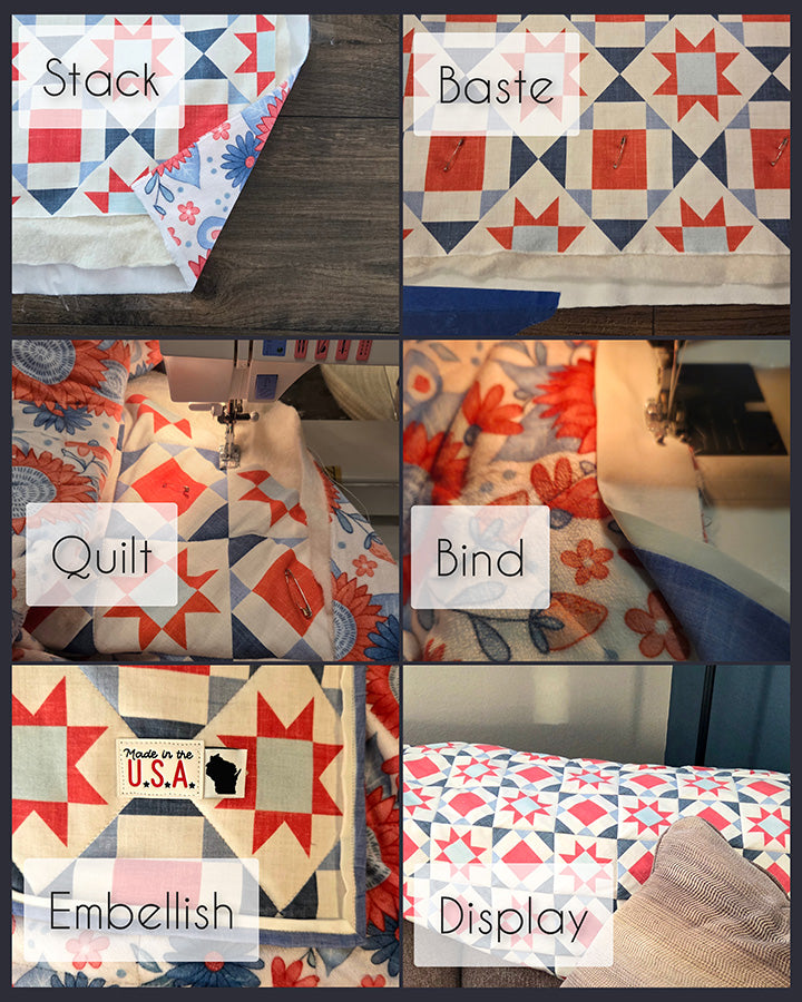 How to sew a Faux Quilt with Maggie