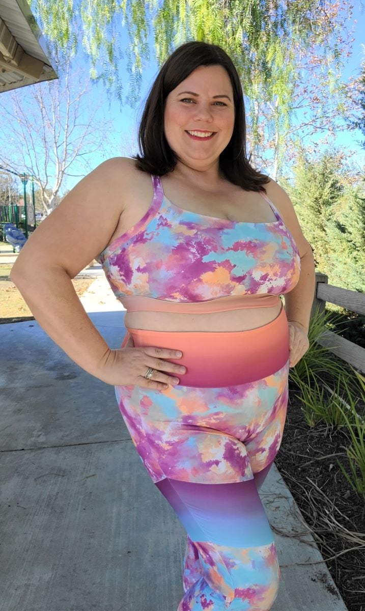 Raspberry Creek Fabrics Swim as Workout Wear with Kelly of Kelly Gonthier Art