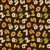 Gingerbread Cookie Numbers on Brown Image