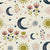 Mid Century Celestial Moon and Sun in Egret and Poseidon Image