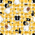 Silly Goose Football Yellow Gold and Black Image
