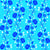 Blue Flowers, Floral Pattern, Boho, Retro Pattern Image