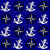 Naval Pattern, Anchors and Compasses, Navy Blue Background Image