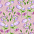 Watercolor Lavender Sweet Pea Flowers in Vintage Pink Image
