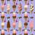 Soft-Serve Ice Cream Cones Lavender Image