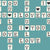 Valentine's Day Letter Tiles on Teal Image