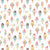 Summer Ice Cream and Popsicles in Pink and Aqua, Flamingo Summer by JuneyB Design Image