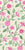 Indian floral (pink and green) - Trailing pink flowers on cream Image