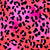 80s Leopard Orange and Pink Gradient Image