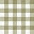 Faux Linen PRINTED Textured Gingham Olive Image