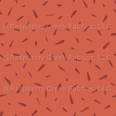 Scattered Abstract Dashes in Red, Citrus Summer by DesignZizziT