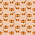 Cute Cartoon Baby Tiger on Desert Sand Brown Image