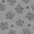 Spiders and Webs on Gray Image