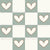 Puppy Love Heart Check Mint Image