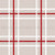 Beige Christmas Plaid with Red and White Stripes - Mr. & Mrs. Claus Collection Image