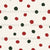 Christmas Confetti Polka Dot red and green on cream background, Tree Trimming collection Image
