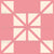 Geometric Snowflake Pink & White Image