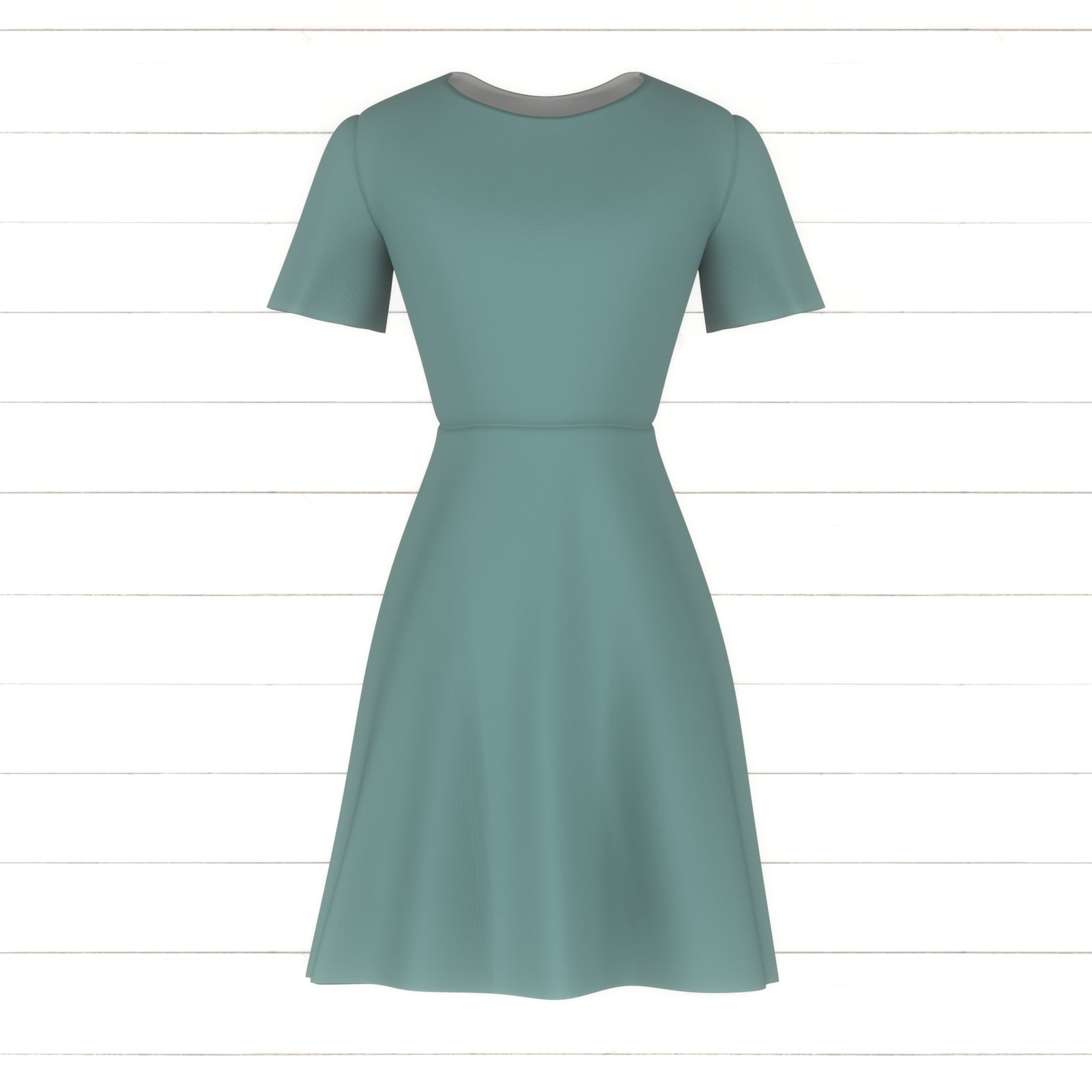 Gulf Stream {Solid Color} Muted Dark Teal, Aqua Blue Green // 90s Throwback