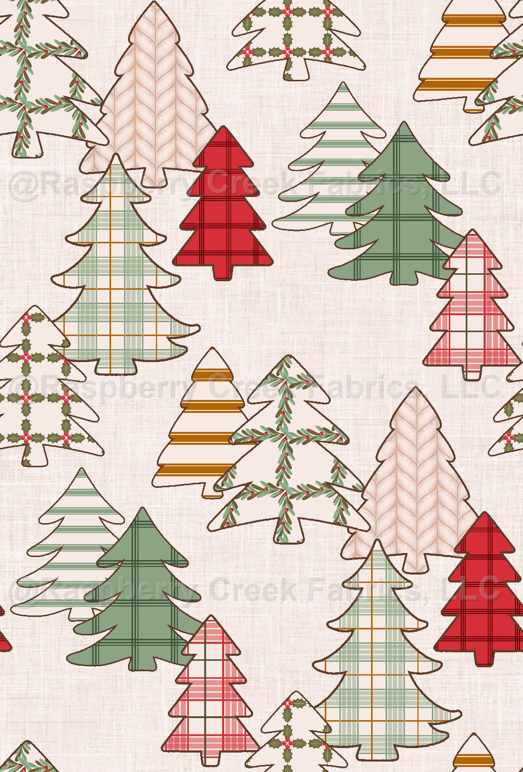 Home for Christmas Trees Cream