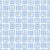 Geometric Hearts in Squares in Blue, Valentine Collection by By Ramona Image