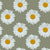 Daisies in Repeat on Khaki Image