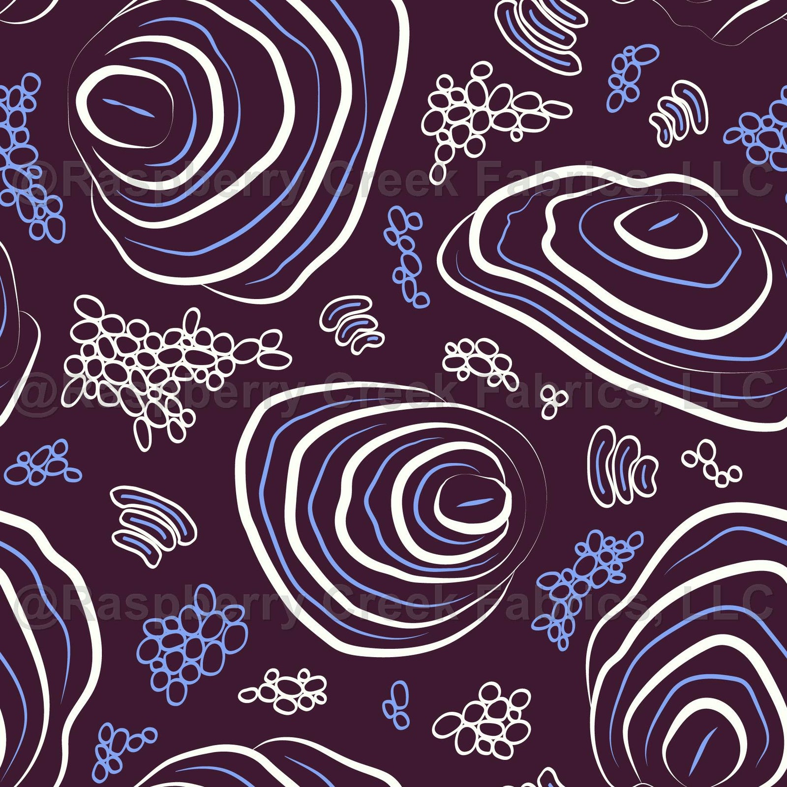 EMPEROR ANGELFISH NAUTICAL SEASIDE FISH PURPLE BLUE. Special print for lake house decor or fishing lovers. This pattern represents the fun stripes and colors of the angelfish. Great for a underwater seaside touch, on the beach, or in the bathroom