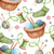Knitting Watercolor Yarn Basket, Socks & Knitting Supplies Image