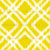 Yellow and White Ikat Geometric Crossover Squares Image