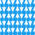 Christmas Trees Pattern, Pine Trees, White on Blue Background Image
