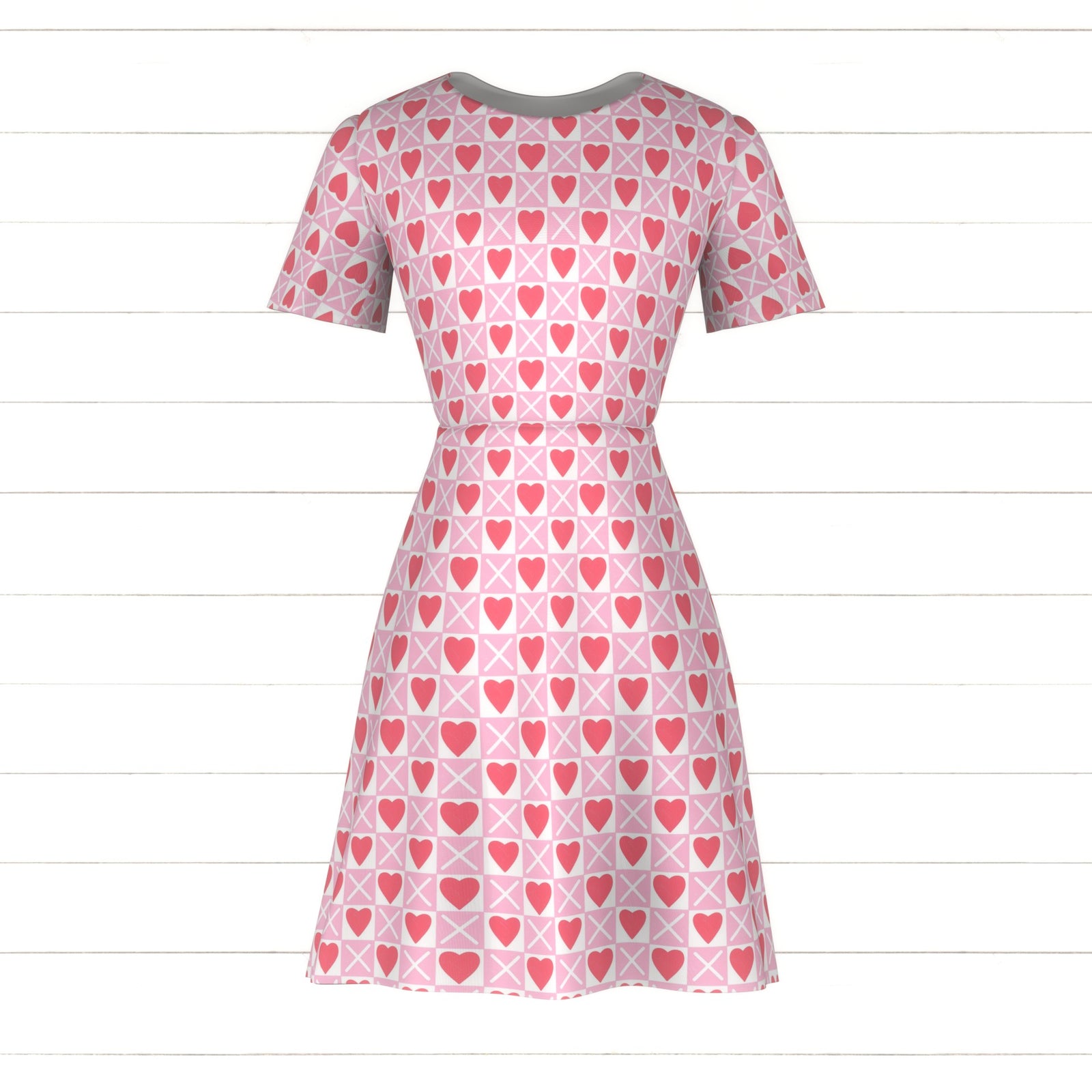 Pink and Salmon Valentines Day Checker, Sweet Valentine collection