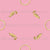 New Traditional Geometrical Golden Frames on a Dark Pink Background, Horse Carousel Collection by The Sewing Sailor Image