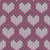Faux Knitted Wool Hearts Hygge Nordic Warm Grandpa Style White on Grey Pink Image