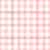 Watercolor Gingham Plaid in Blush Pink, Flamingo Summer by JuneyB Design Image