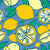 Anabel's Garden - Blue Lemonade Scattered Hand Drawn Lemons Image