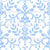 Soft blue French country-blue on white Image