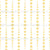 VERTICAL DOTTED STRIPES WITH OP ART EFFECT in sunny yellow on white. Bold modern Polka Dots as repeating circle motif with varied scale create a bold graphic look. Ideal for apparel, upholstery, gift wrap, interiors, sewing, and surface design projects. Image