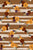 Autumn Floral Clusters on Beige And Brown Stripes Image