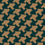 Houndstooth pattern, Green and Gold Image