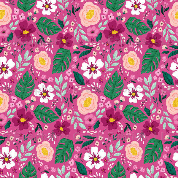 Our Little Paradise | tropical flowers, botanical print, flowers, leav ...