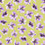 Lavender Blooms on Avocado Cream Image