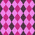 Argyle Pattern, Baby Pink Purple Pink, Brown Stitching Image